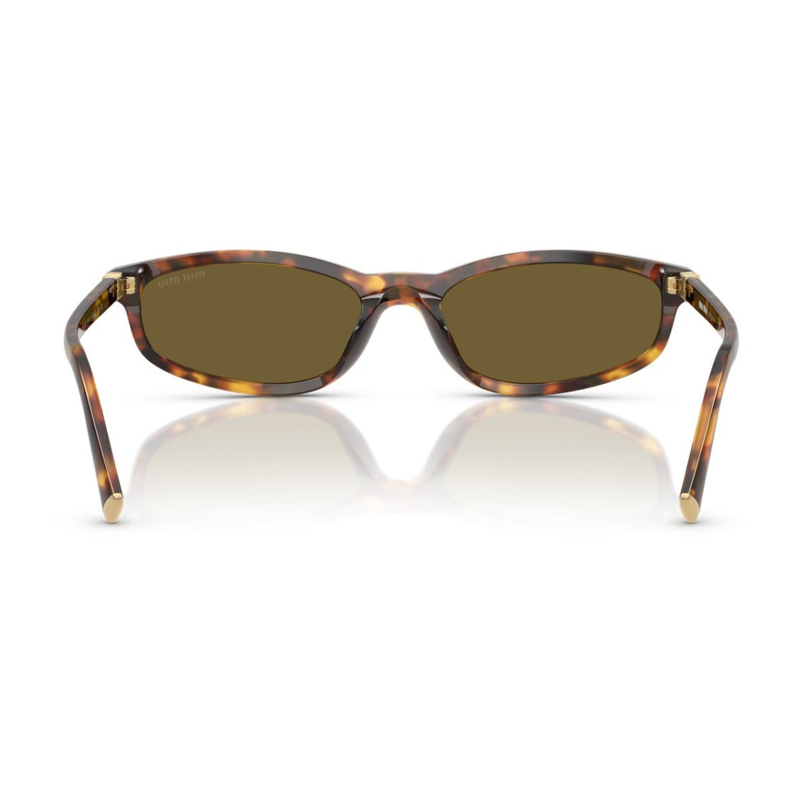 Miu Miu Havana 0Mu A06s Slim Geometric Sunglasses