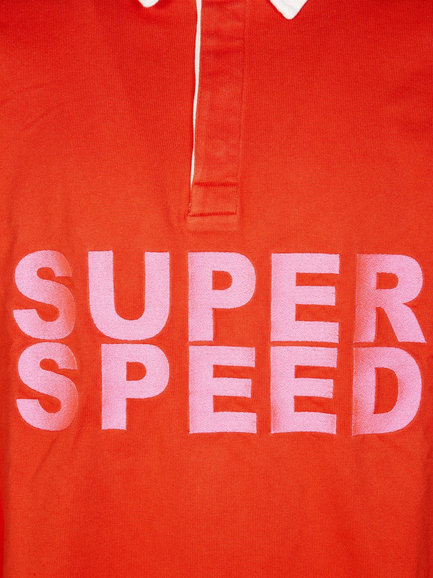 J. W. Anderson Super Speed Graphic Long-Sleeve Rugby Polo