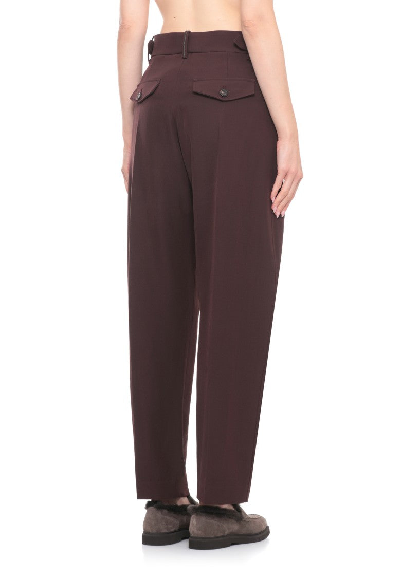 Brunello Cucinelli Wool And Cotton Pants