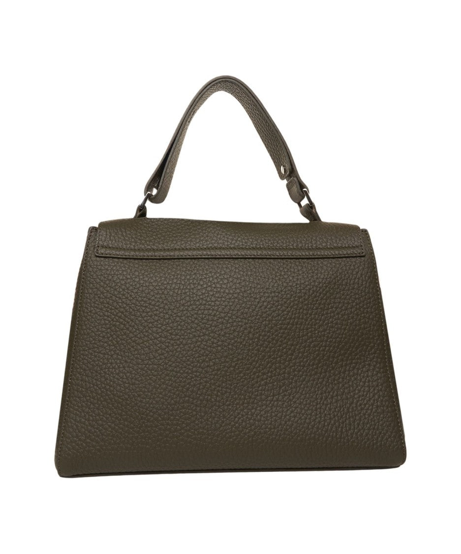 Orciani Hammered Vegan Leather 'Sveva' Handbag