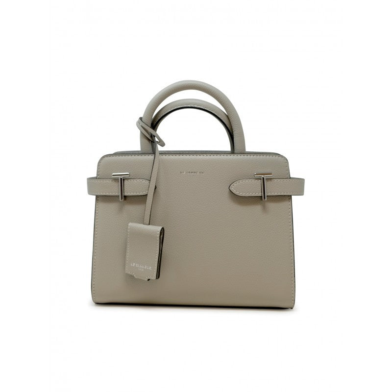 Le Tanneur Temi1606s11 Grey Leather Pm Casual Bag