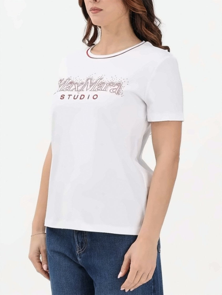 Max Mara Mstpugnale Contrasting Crew T-Shirt