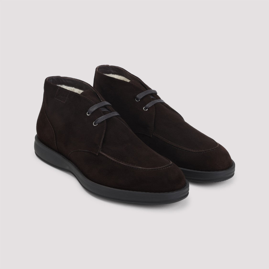 Brioni Low-Cut Suede Shoes With Design
