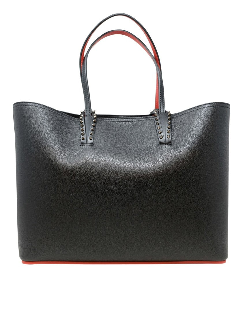 Christian Louboutin 3205218 Cm53 Black Leather Cabata Calf Empire Bag