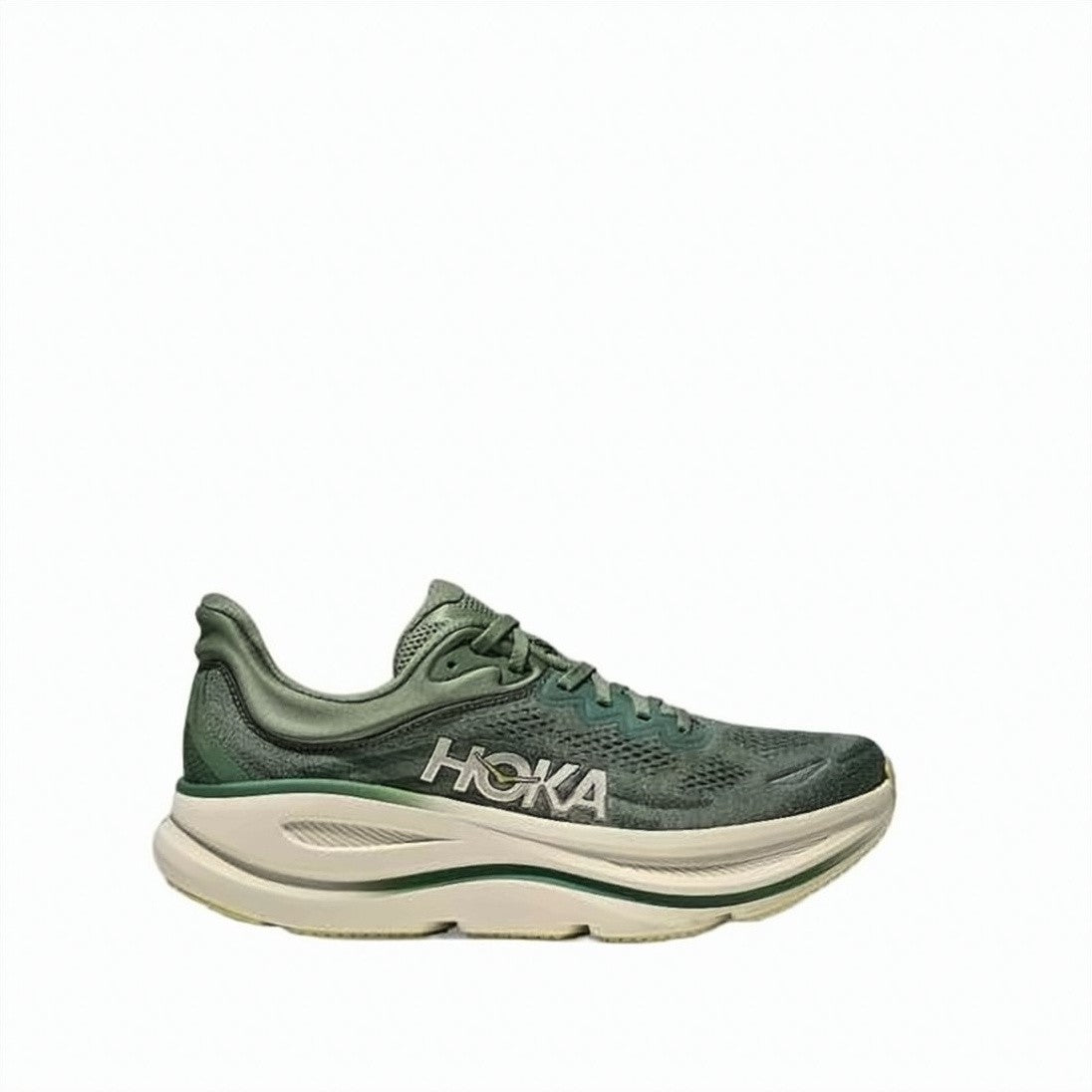 Hoka Breathable Mesh Sneakers With Cushioned Rubber Sole