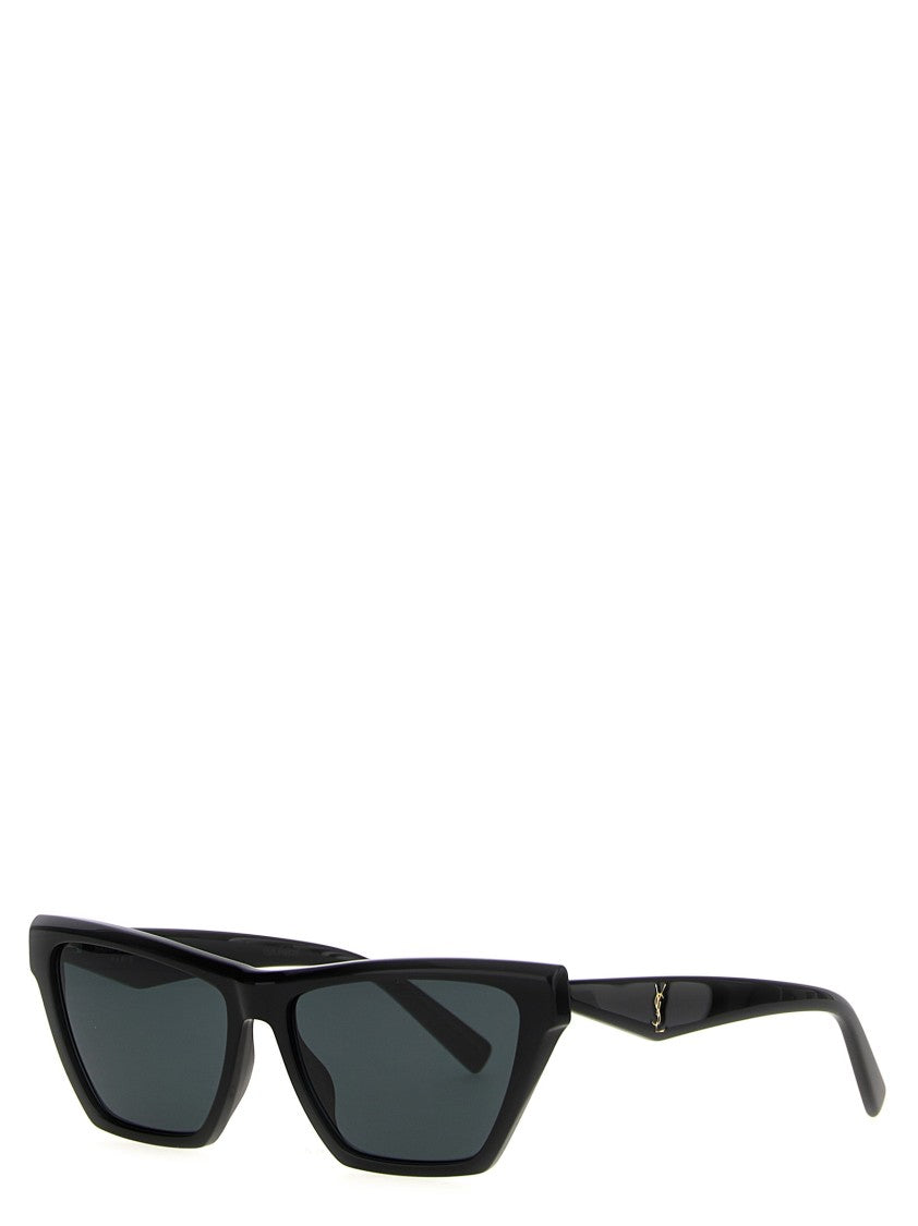 Saint Laurent Cat-Eye Sl M103 Sunglasses With Rectangular Acetate Frame