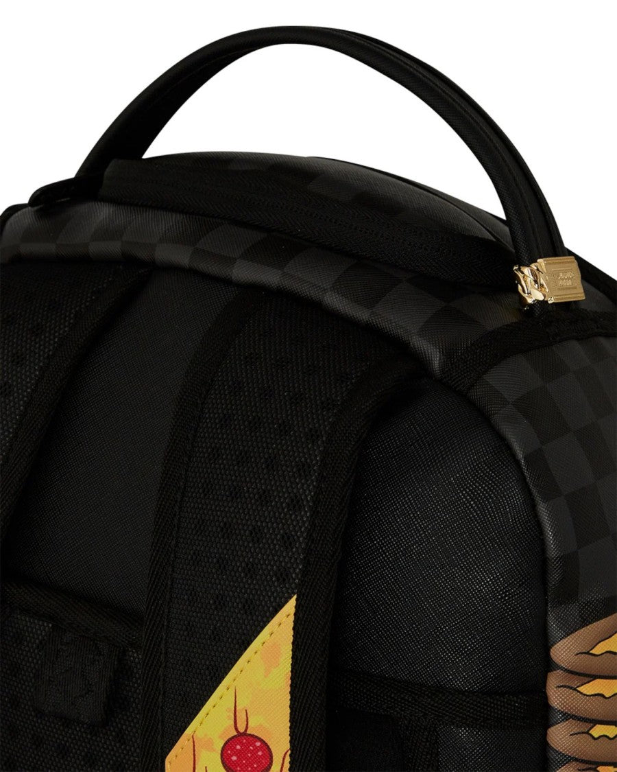 Sprayground Backpack With Playful Cartoon Cat