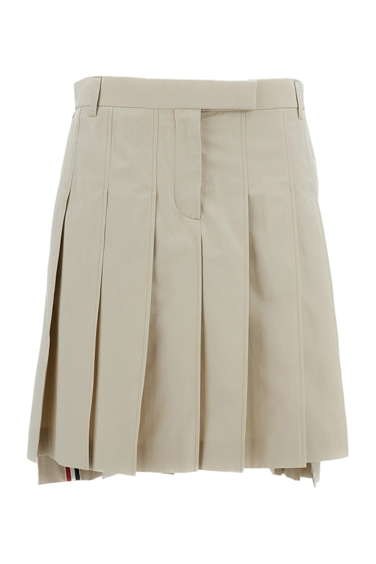Thom Browne Cotton Pleated Skirt