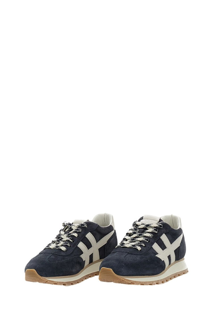Hogan Blue Sneakers With Sporty Silhouette
