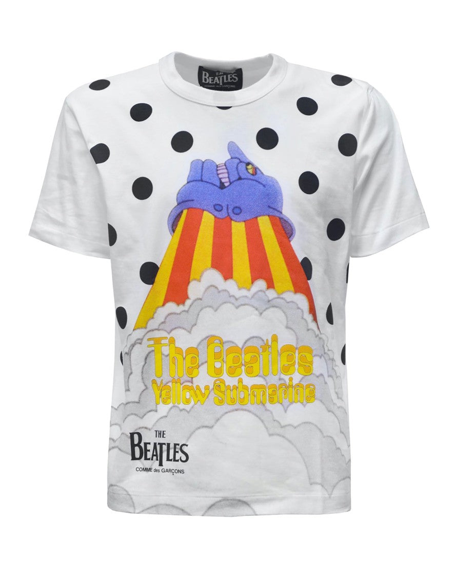 Comme Des Garçons Polka Dot Graphic T-Shirt Inspired By The Beatles