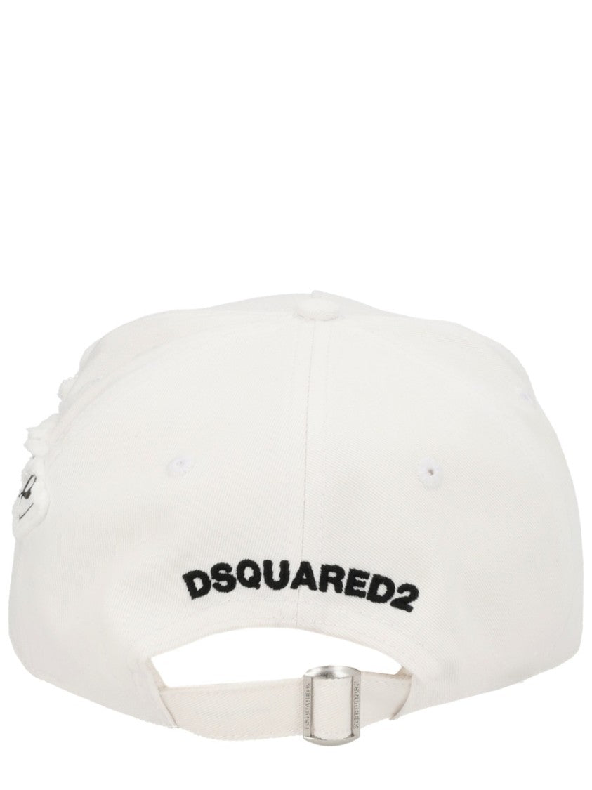 Dsquared2 Icon Raised Lettering Baseball Hat