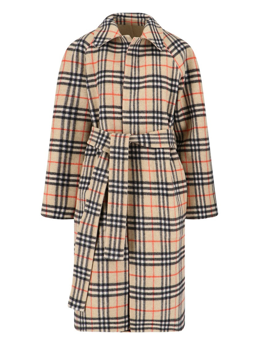 Burberry Reversible Wool Coat – Beige