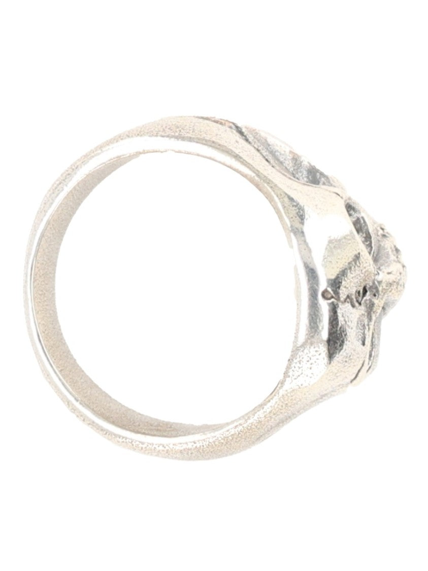 Our Legacy Cranium Detailed Skull Silver Ring