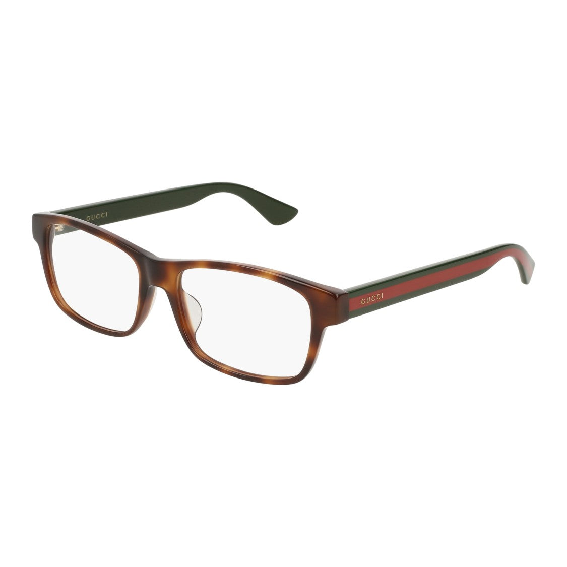 Gucci Gg0006oa Rectangular Tortoiseshell Sunglasses