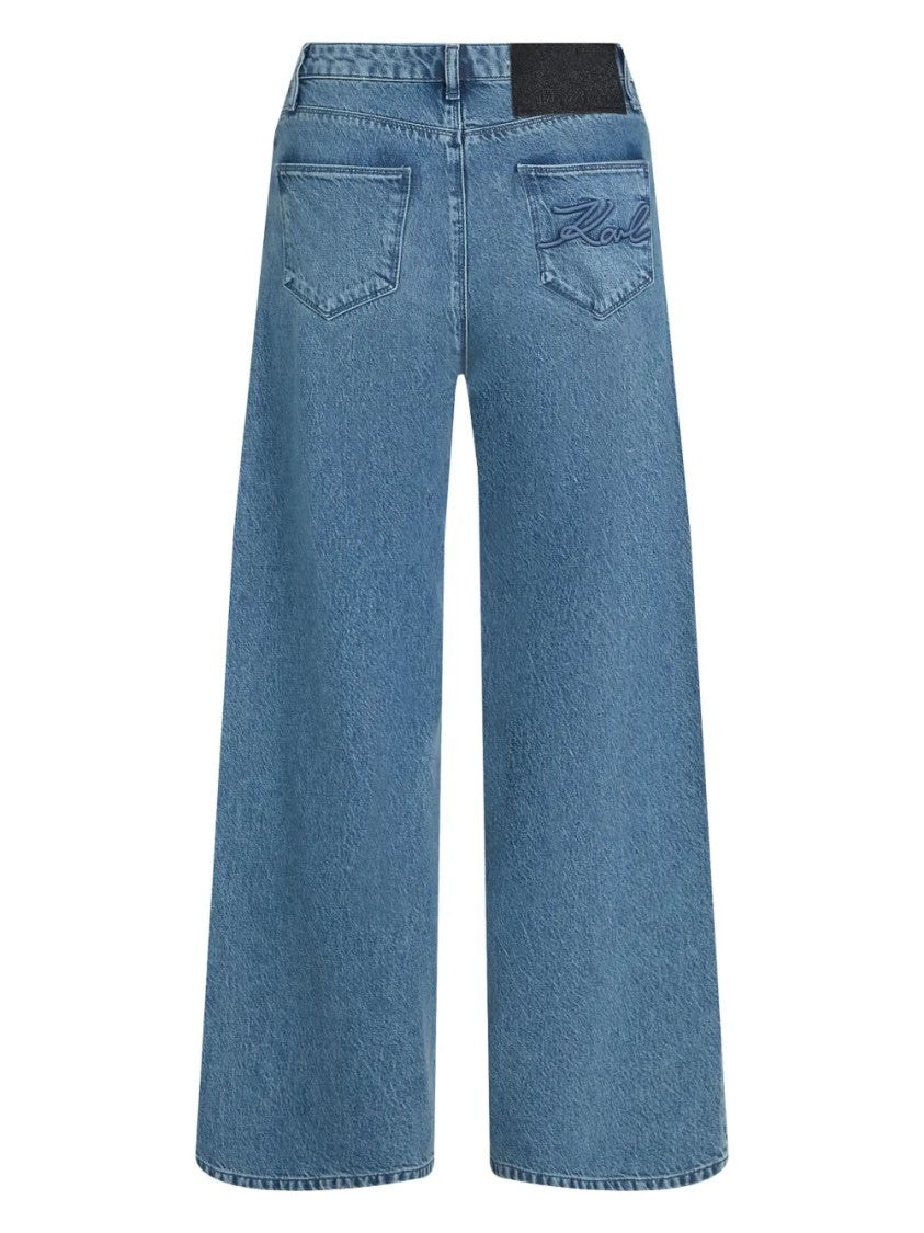 Karl Lagerfeld Tailored Jeans With Straight Leg Cut