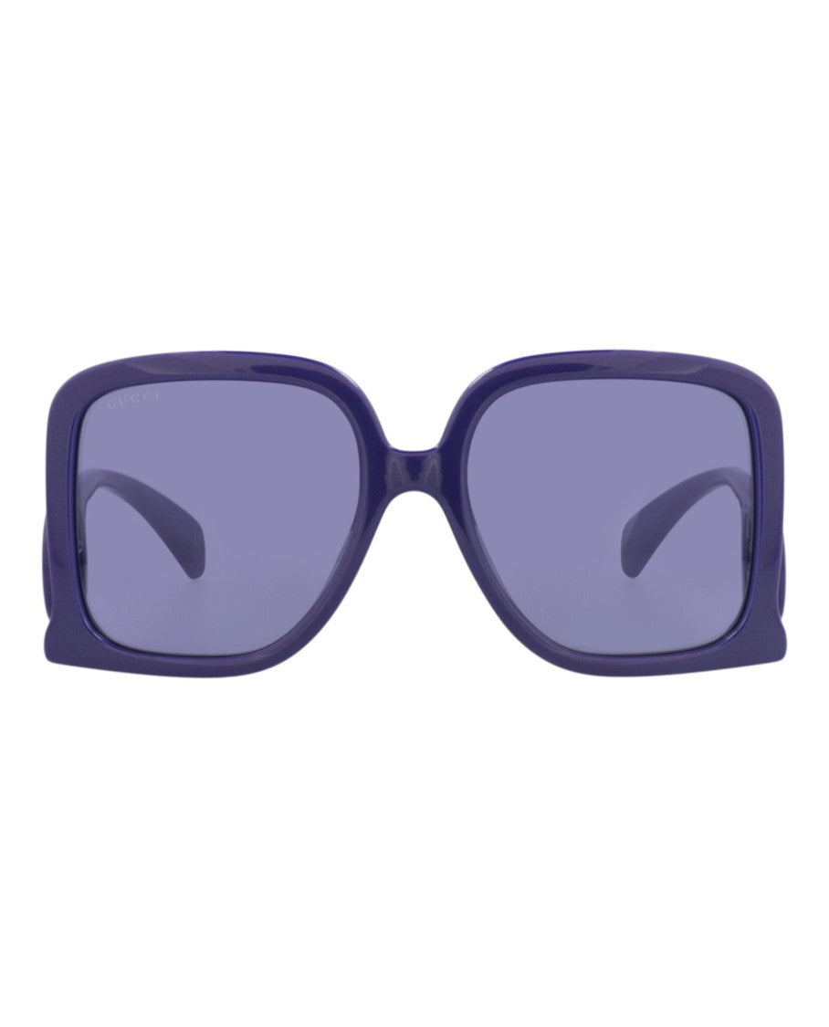Gucci Square-Frame Injection Sunglasses