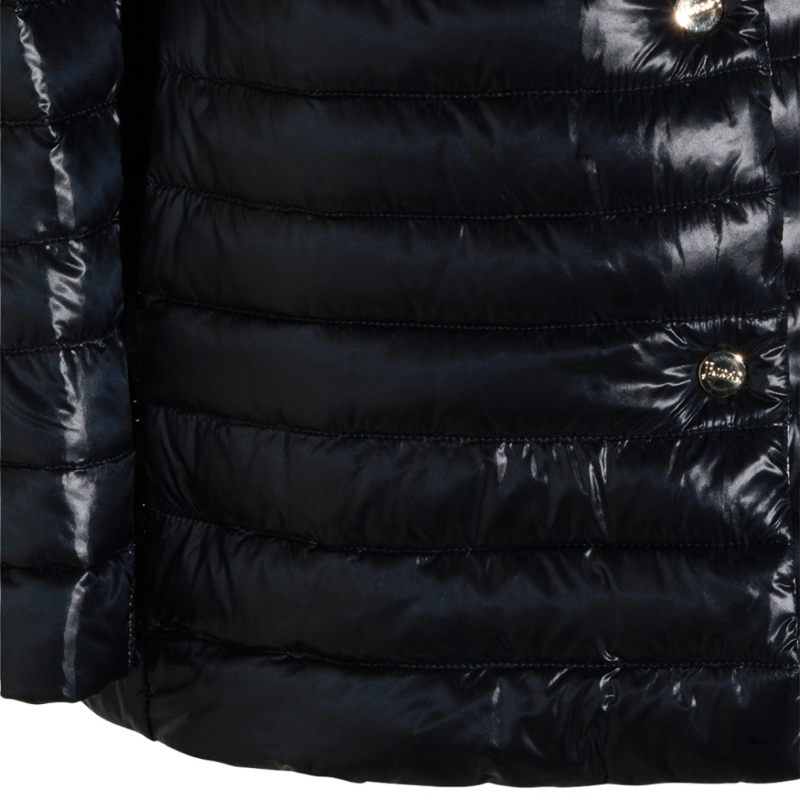 Herno Glossy High Collar Quilted Puffer Coat