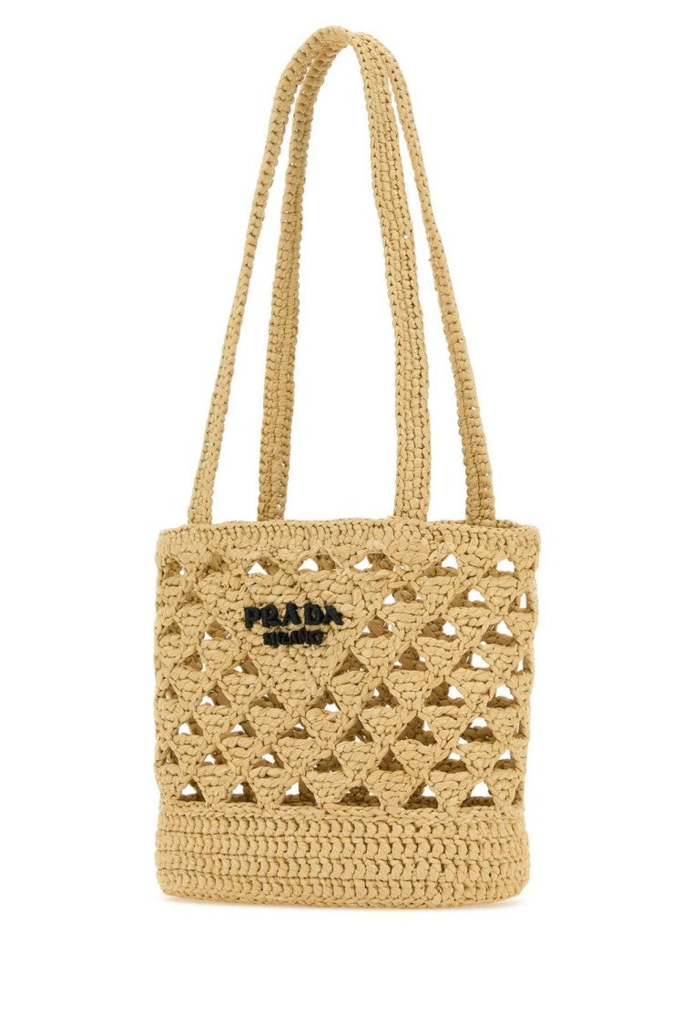 Prada Woven Shoulder Bag