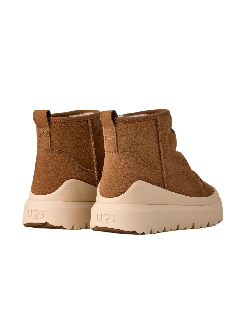 Ugg Relaxed Suede Mini Boot With Plush Lining