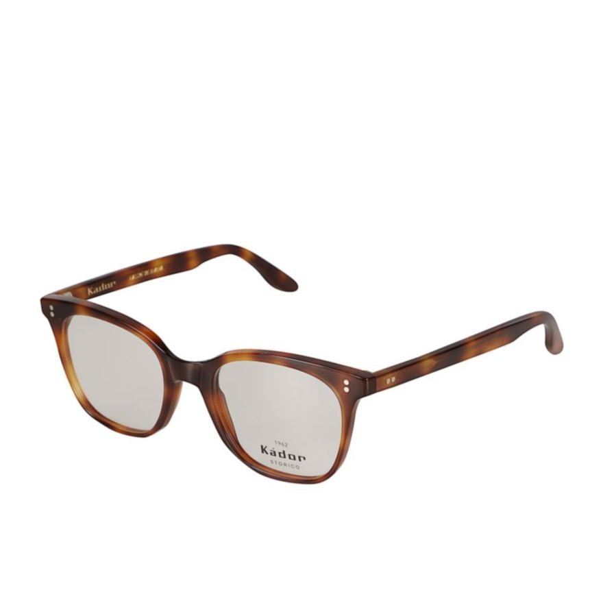 Kador Cooper Small Classic Tortoiseshell Square Frame Eyeglasses