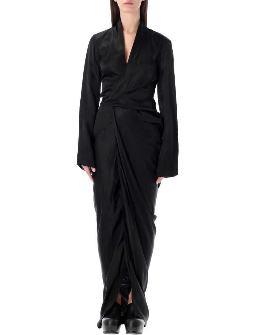 Rick Owens Long Wrap Gown