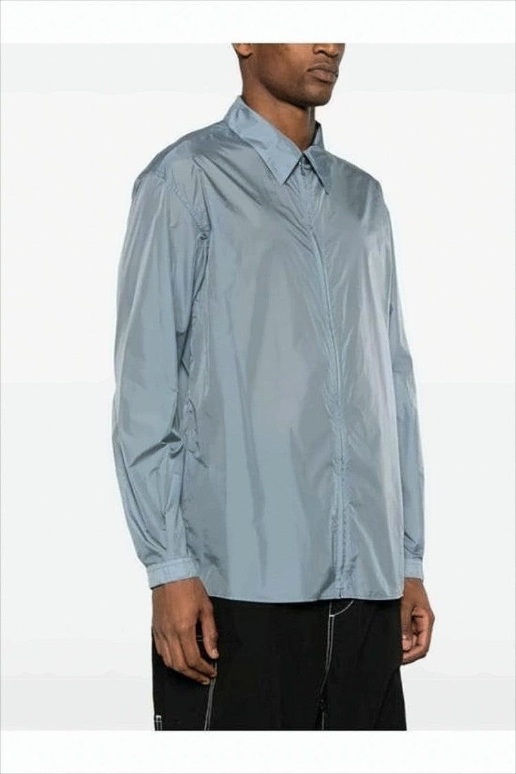 Auralee Subtle Sheen Long-Sleeve Shirt