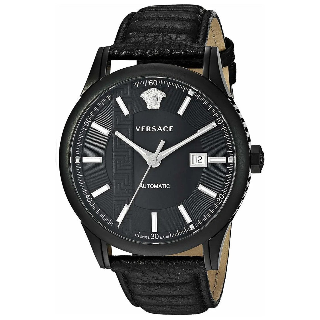 Versace Chronograph V-Ray 44Mm Stainless Steel Watch With Blue Dial