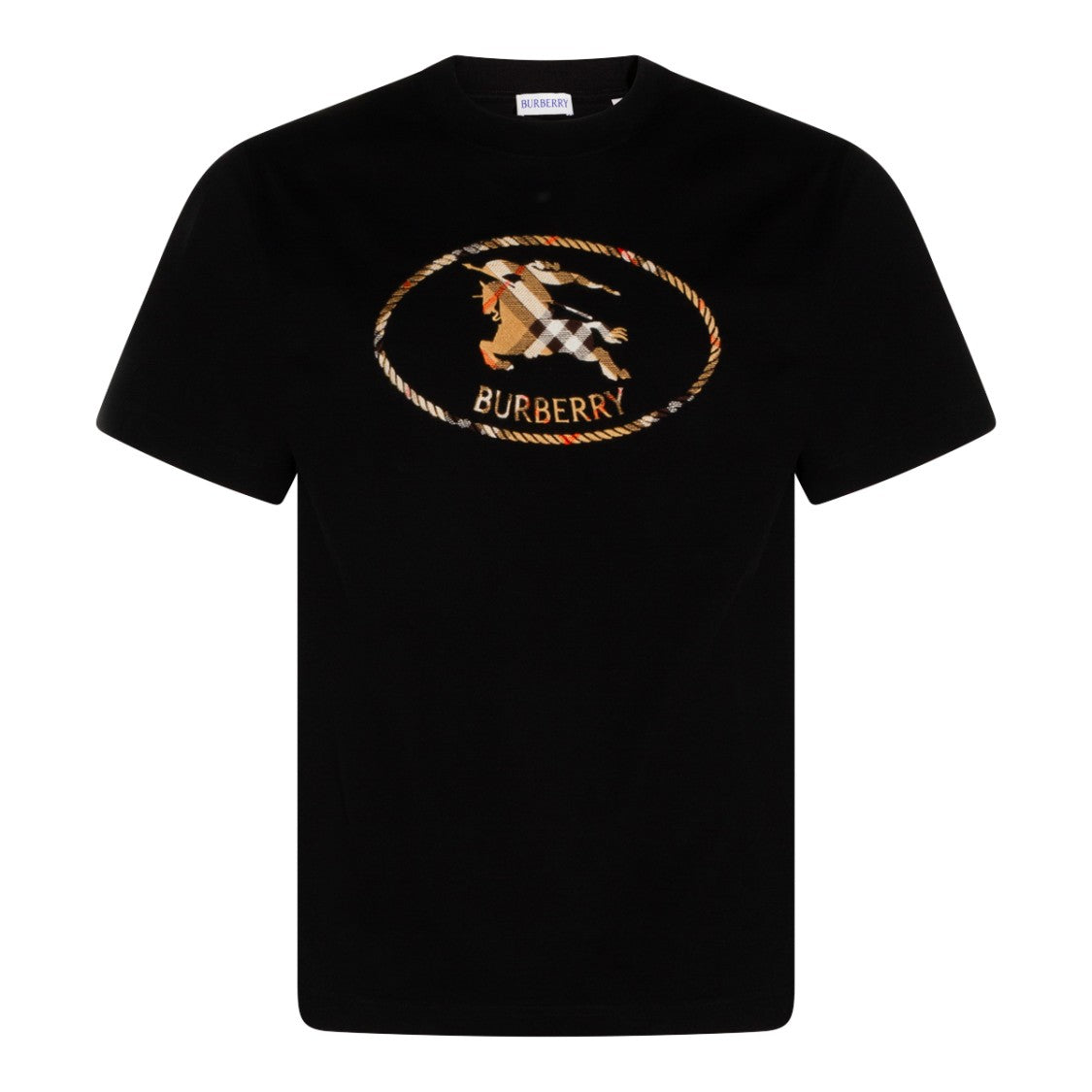Burberry Black Cotton Seth Big Ks T-Shirt