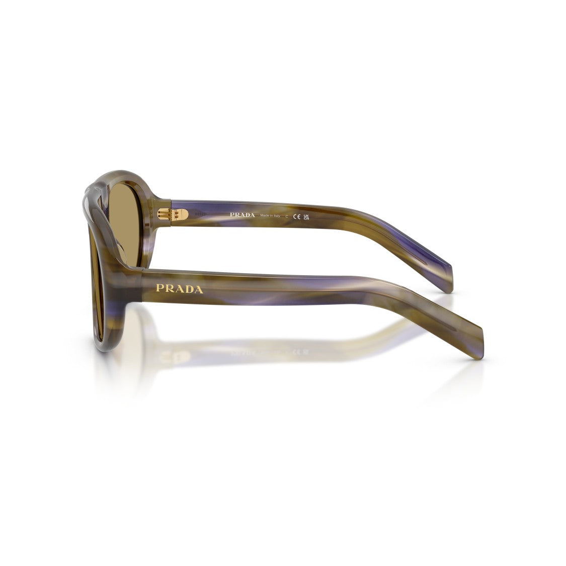 Prada 0Pr C05s Oversized Aviator Sunglasses