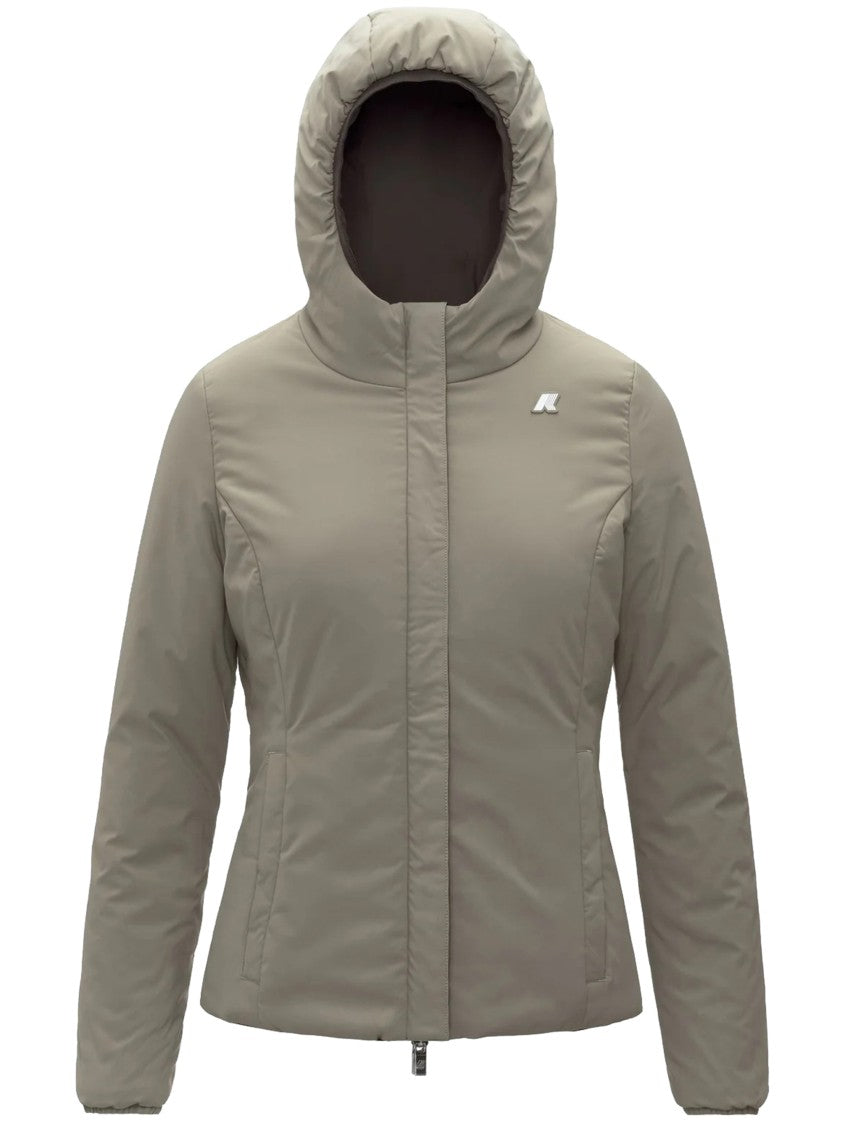 K-Way Black Lily St Warm Nylon Jacket