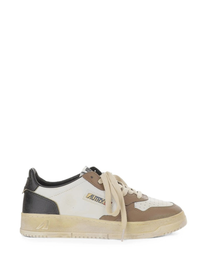 Autry Sup Wint Low Perforated Leather Low-Top Sneakers