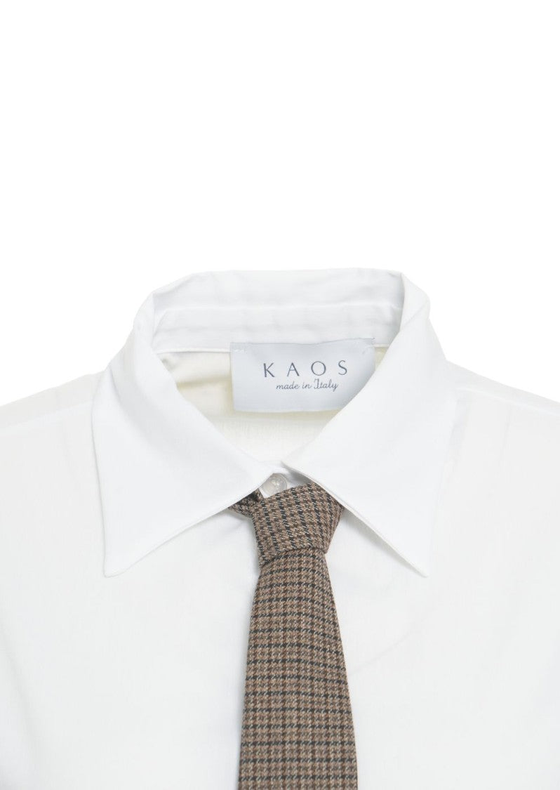Kaos Long-Sleeved Shirt With Button-Down Collar