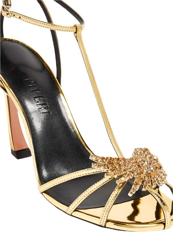 Piferi Maggio 85 Gold Sandals