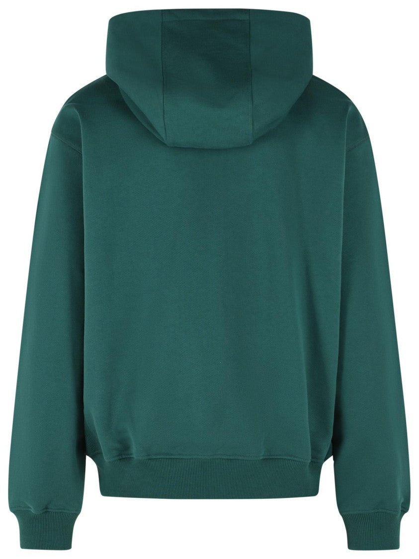 Casablanca Green Cotton Sweatshirt