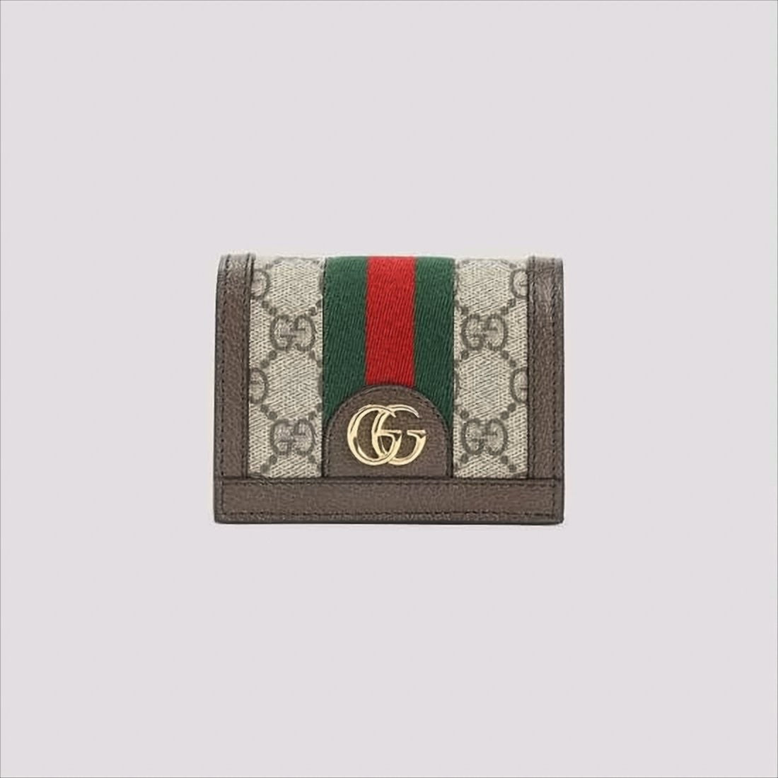 Gucci Ophidia Gg Monogram Card Case Wallet