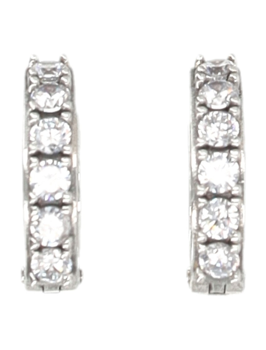 Emanuele Bicocchi Crystal Hoop Earrings