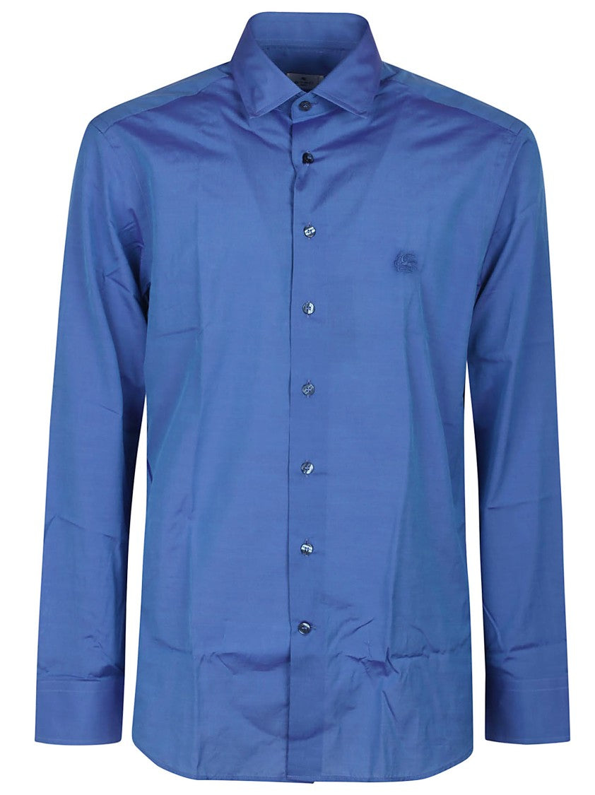 Etro Roma Embroidered Long Sleeve Shirt