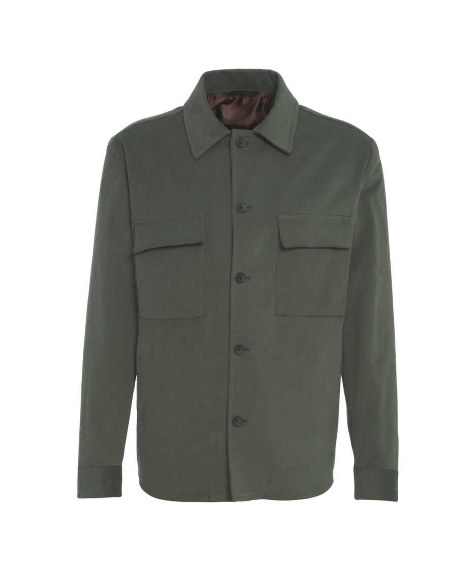 Briglia Casual Elegance Overshirt With Flap Pockets
