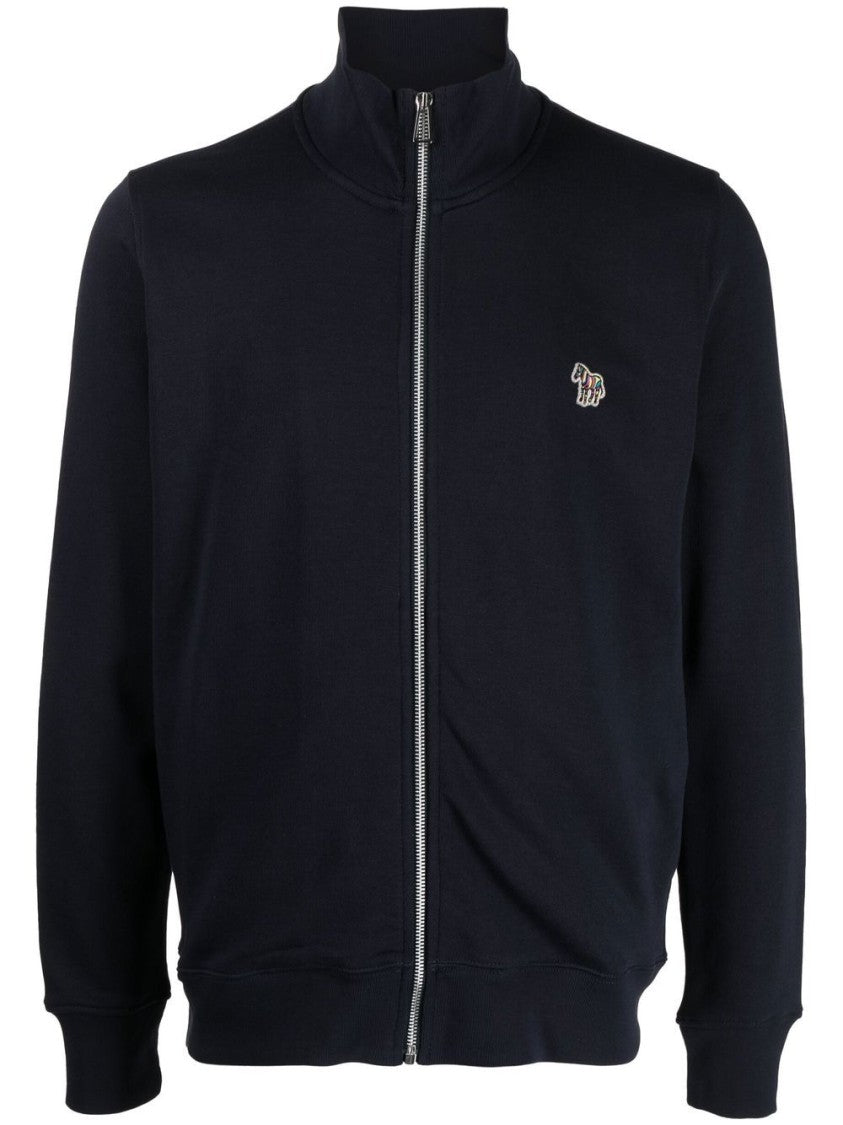 Paul Smith Zip-Up Sweatshirt With High Collar
