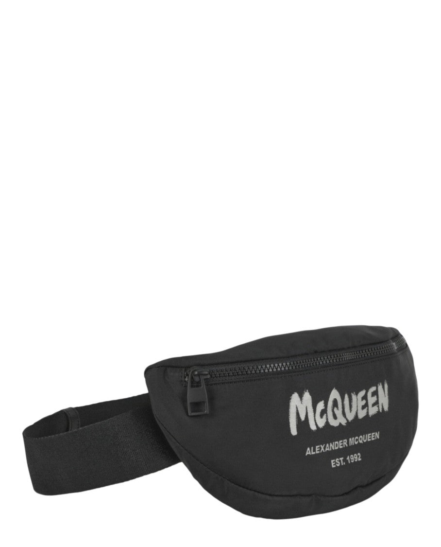 Alexander Mcqueen Graffiti Logo Belt Bag