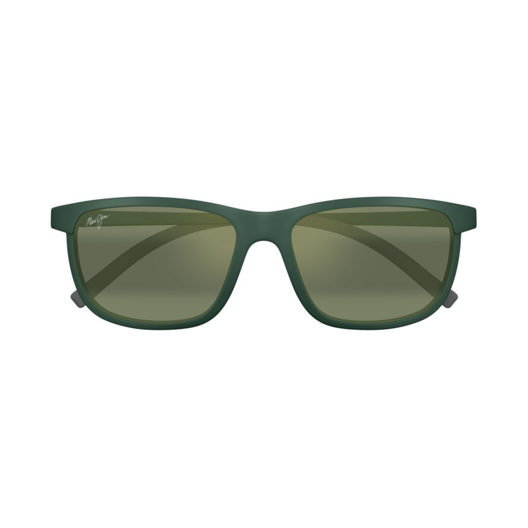 Maui Jim Lele Kawa Rectangular Frame Sunglasses With Matte Finish
