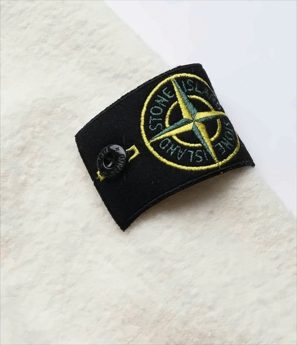 Stone Island Half-Zip Turtleneck With Kangaroo Pocket