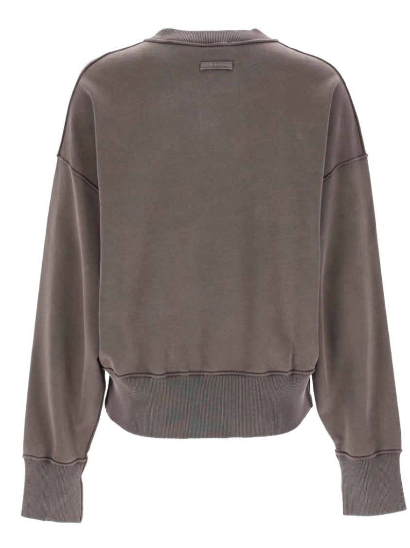 Jean Paul Gaultier Cropped Soft Faded Finish Organic Sweatshirt