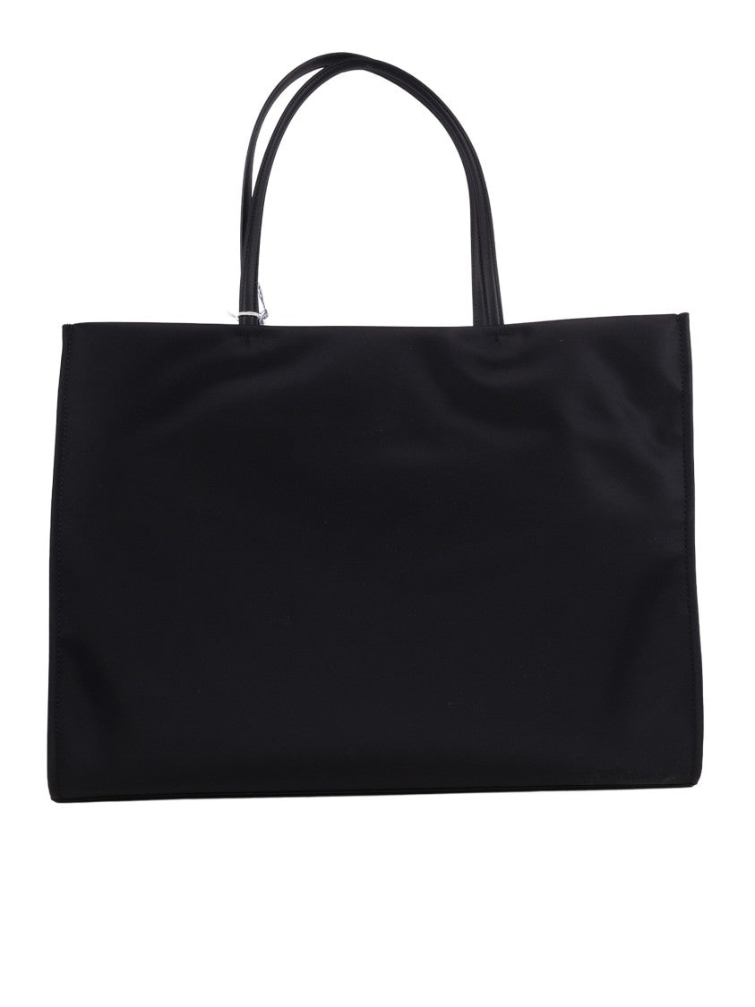 Tory Burch Black Ella Rectangular Polyamide Tote Bag