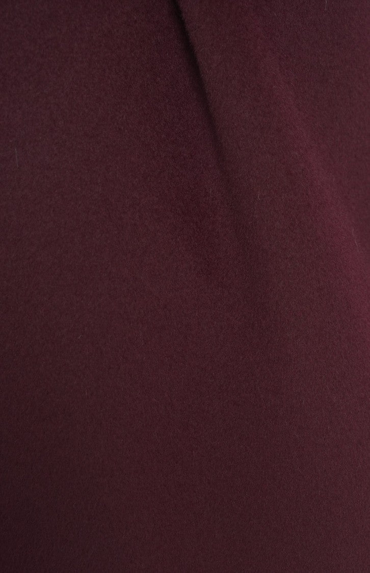 Elisabetta Franchi Wool Cape With Belt