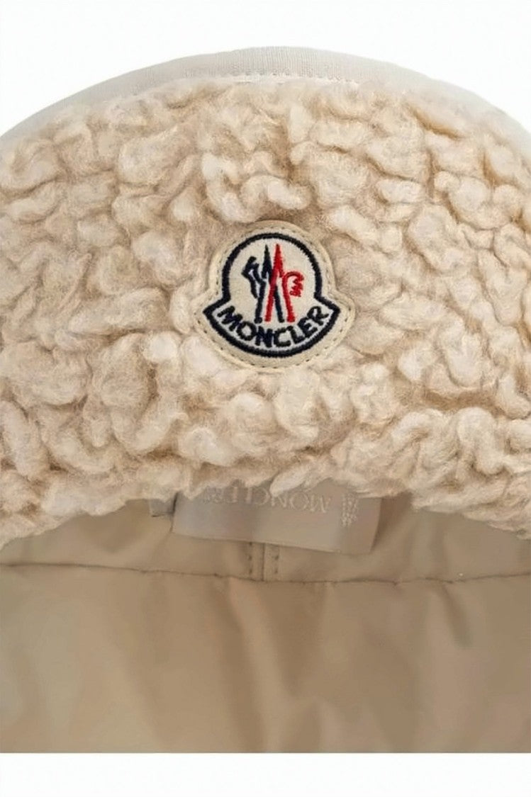Moncler Textured Winter Hat With Ear Flaps
