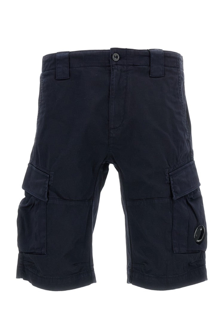C.P. Company Classic Blue Shorts With Clean Design