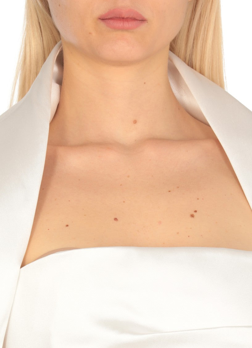 Solace London White Vera Maxi Dress