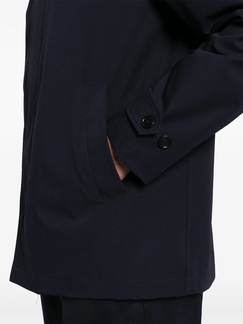 Fay Morning Stretch Minimalist Black Mens Jacket