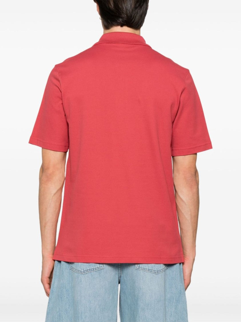 Lanvin Clay Red Polo Shirt